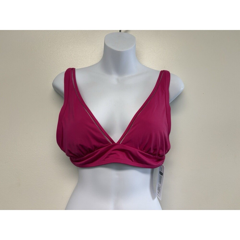 Skye Raspberry Red Bikini Top Women’s Size Large ~ Isabella SK76011 ~ NWT